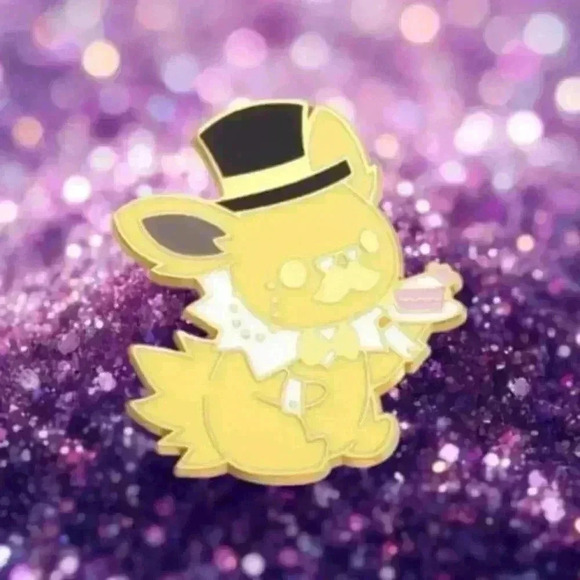 Gentleman Jolteon Enamel Pin – Stylish Electric-Type Pokémon Collectible! - Picture 1 of 3